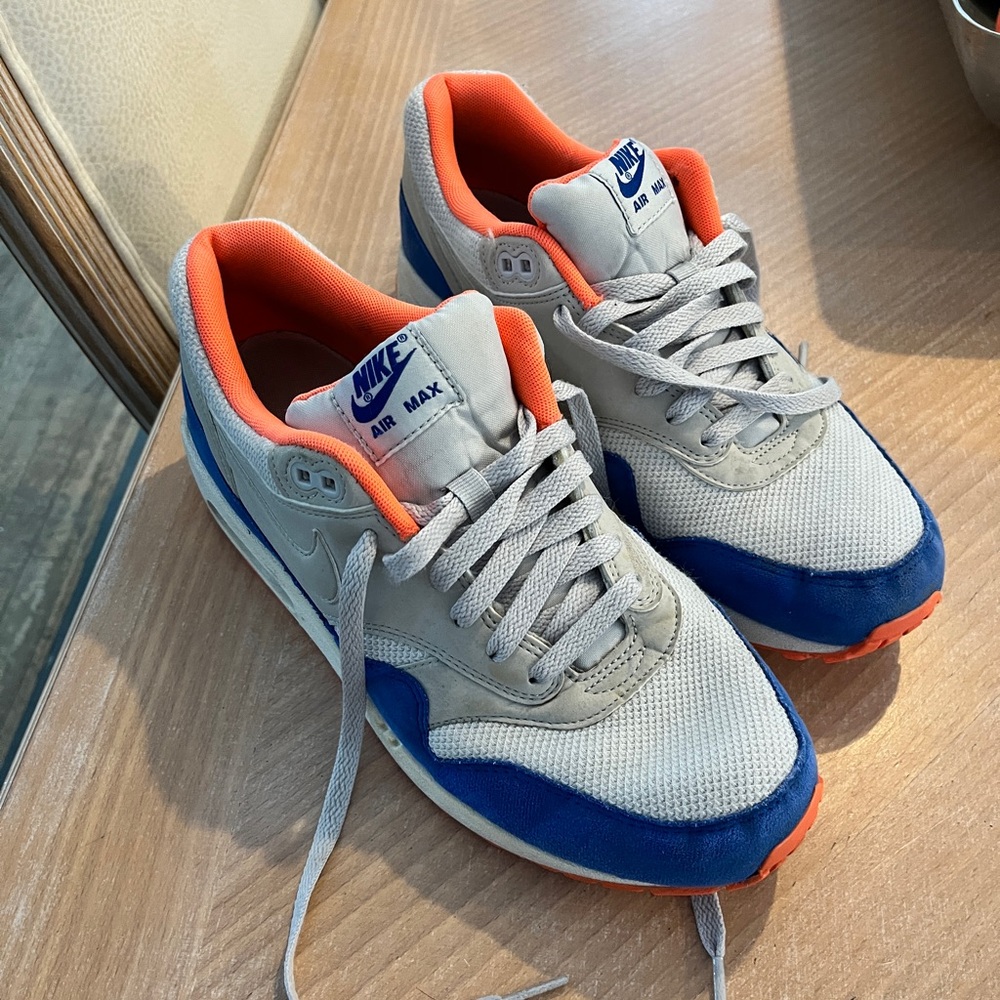 Nike Air Max Sneakers in Blue and Orange